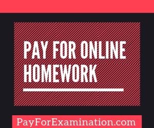 Pay For Online Homework